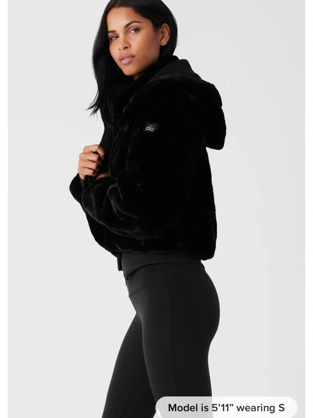 Alo Faux Fur Foxy Jacket - Picture 3 of 9